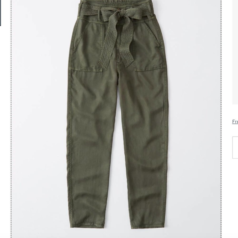 Olive Green Women's Pants